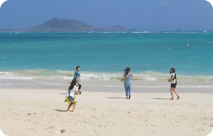 グアム旅行を楽しむRobinスタッフ