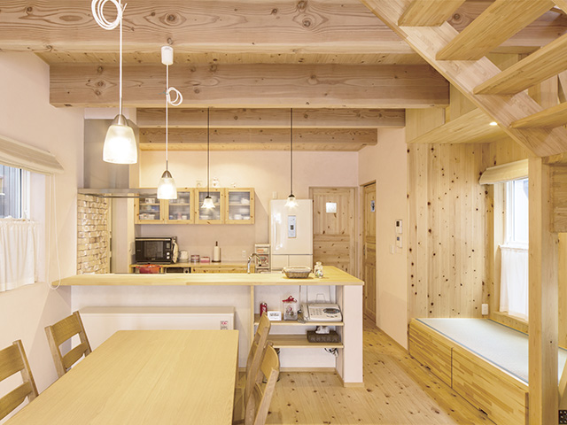 S 071 断熱性が高い 木の温もりの家 愛知県名古屋市 新築 リフォーム 増改築を岐阜 愛知でするならrobin ロビン
