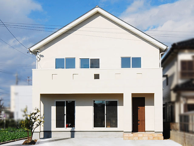 S.017　土間のあるシンプルデザインの家　愛知県