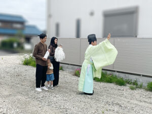 新築　平屋　岐阜県羽島市　地鎮祭