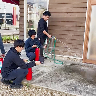 ロビン 秋の火災・避難訓練 岐阜