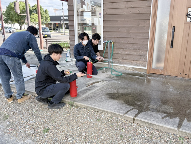 ロビン 秋の火災・避難訓練 岐阜