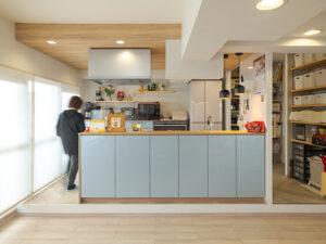 岐阜県各務原市 リノベーション リフォーム マンション 間取り変更 キッチン 防音フローリング